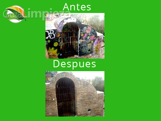 Quitar Graffiti, Antes y Despues