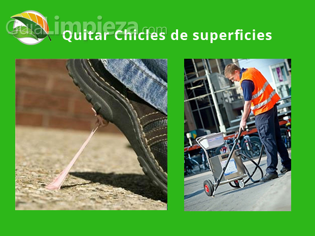 Quitar Chicles de superficies