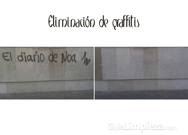 Eliminación de graffitis