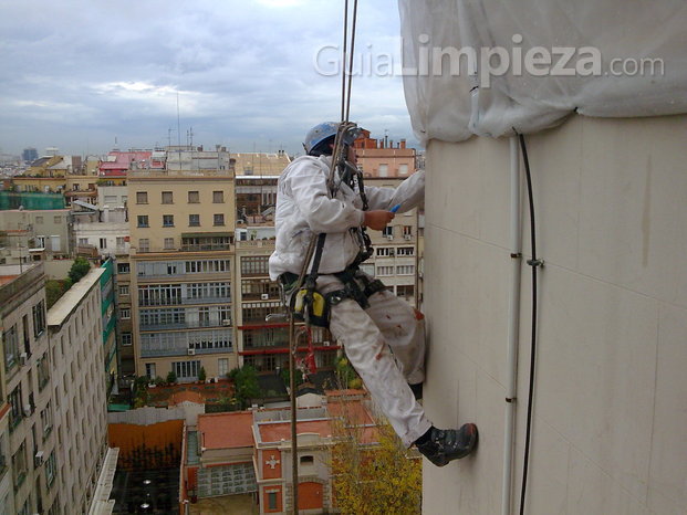 Trabajo de limpieza y mantenimiento