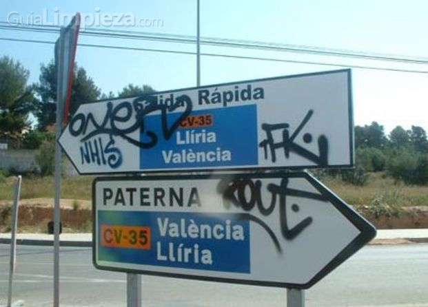 Limpieza graffiti