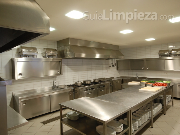 Cocina de acero inoxidable